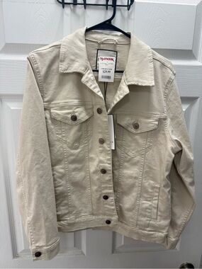 T.J.Maxx Women's Light Cream Denim Jacket